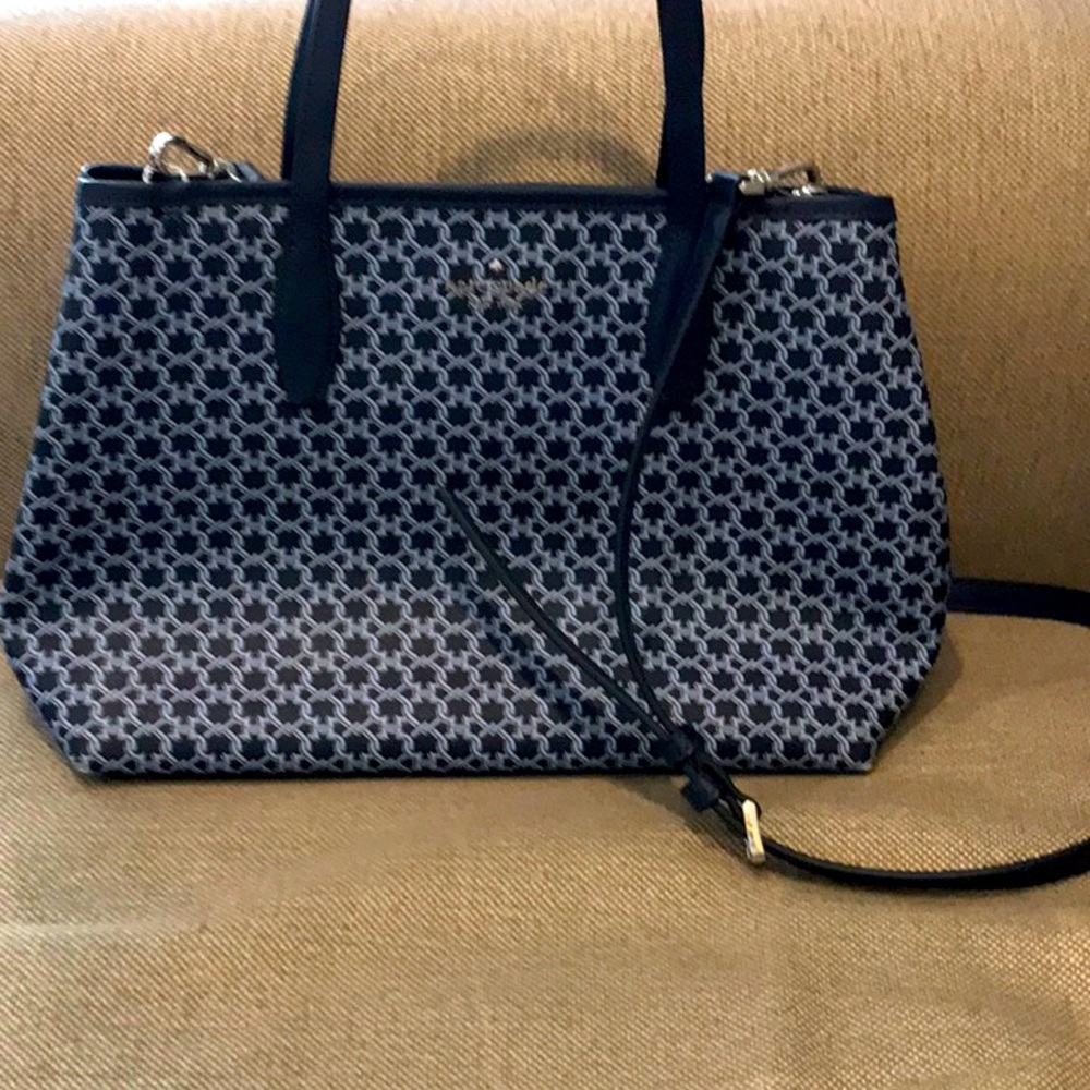 Stylish Black and Gray Tote Bag